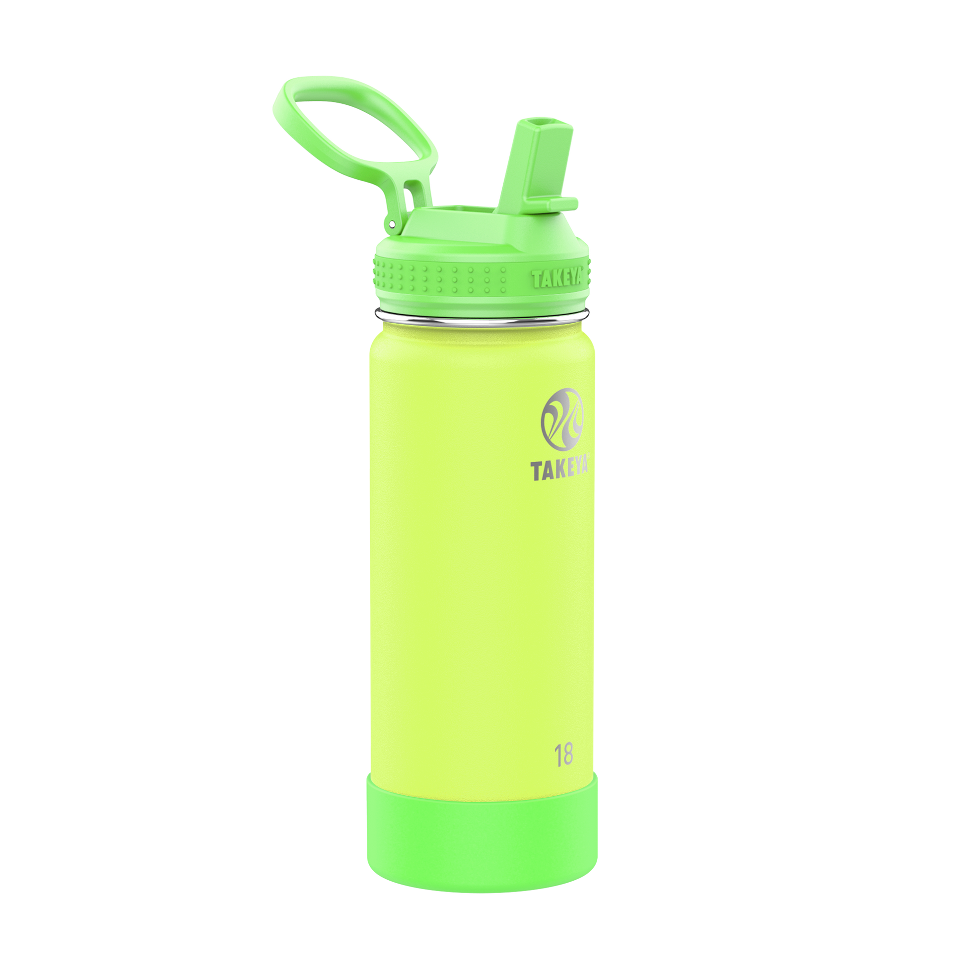 actives-kids-glow-in-the-dark-water-bottle-with-straw-lid-n3 51075-Actives-Kids-Straw-18-GID-LightningGreen-angle.png