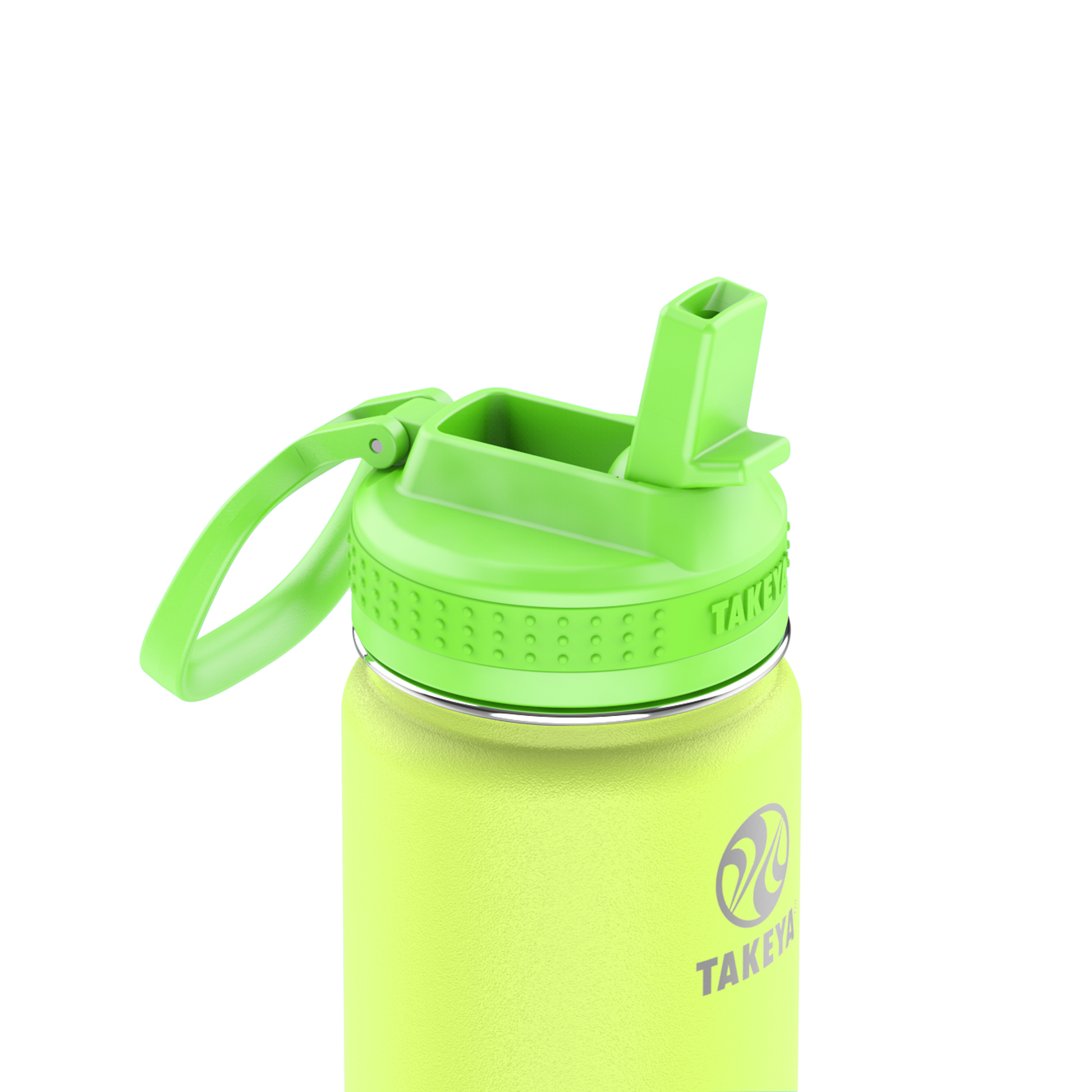 actives-kids-glow-in-the-dark-water-bottle-with-straw-lid-n3 51075-Actives-Kids-Straw-18-GID-LightningGreen-closeup.png