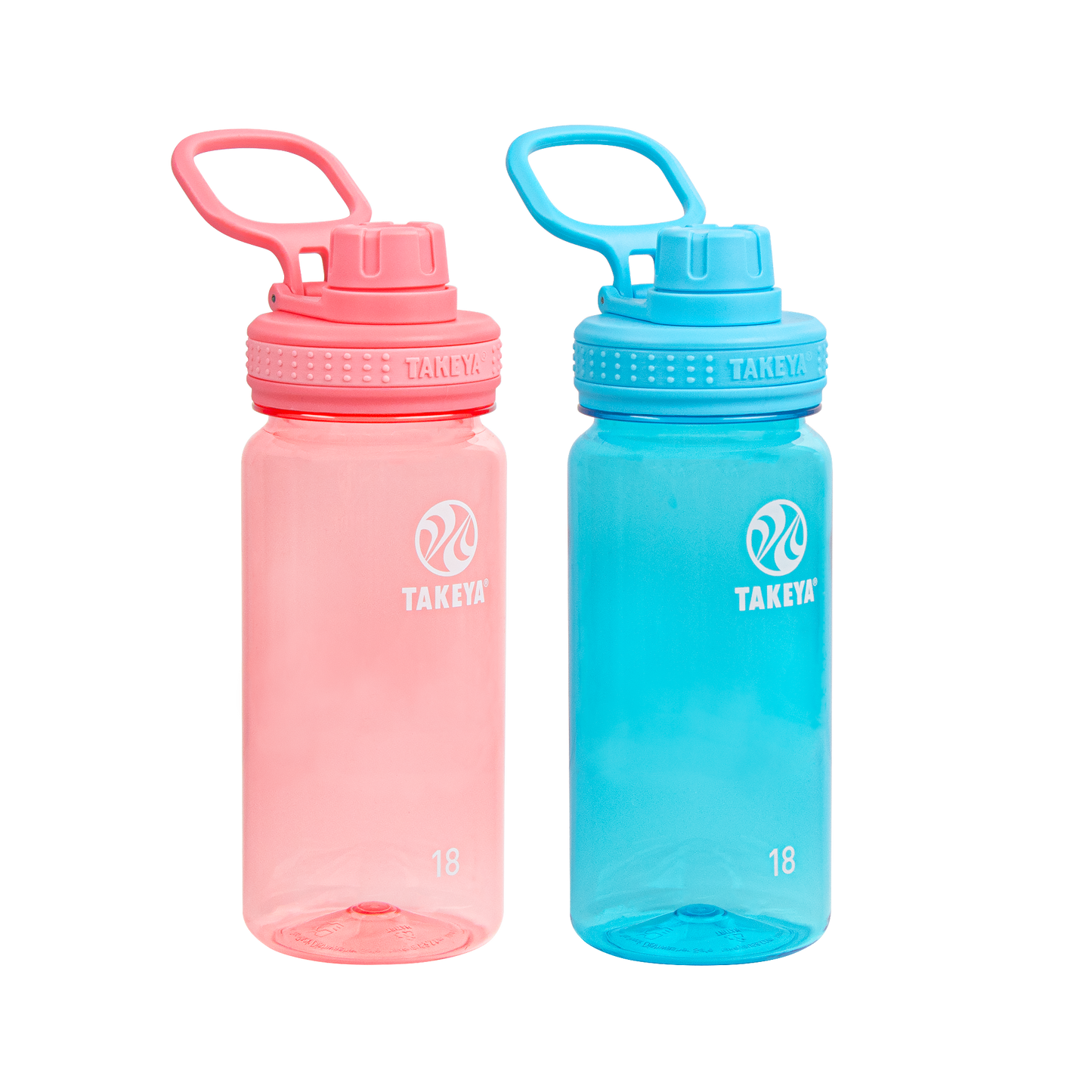 tritan-water-bottle-bundle-with-spout-lid-2-pack-y6 51475-Tritan-Spout-18-2pk-FlutterPink-BreezyBlue-Front_1.png