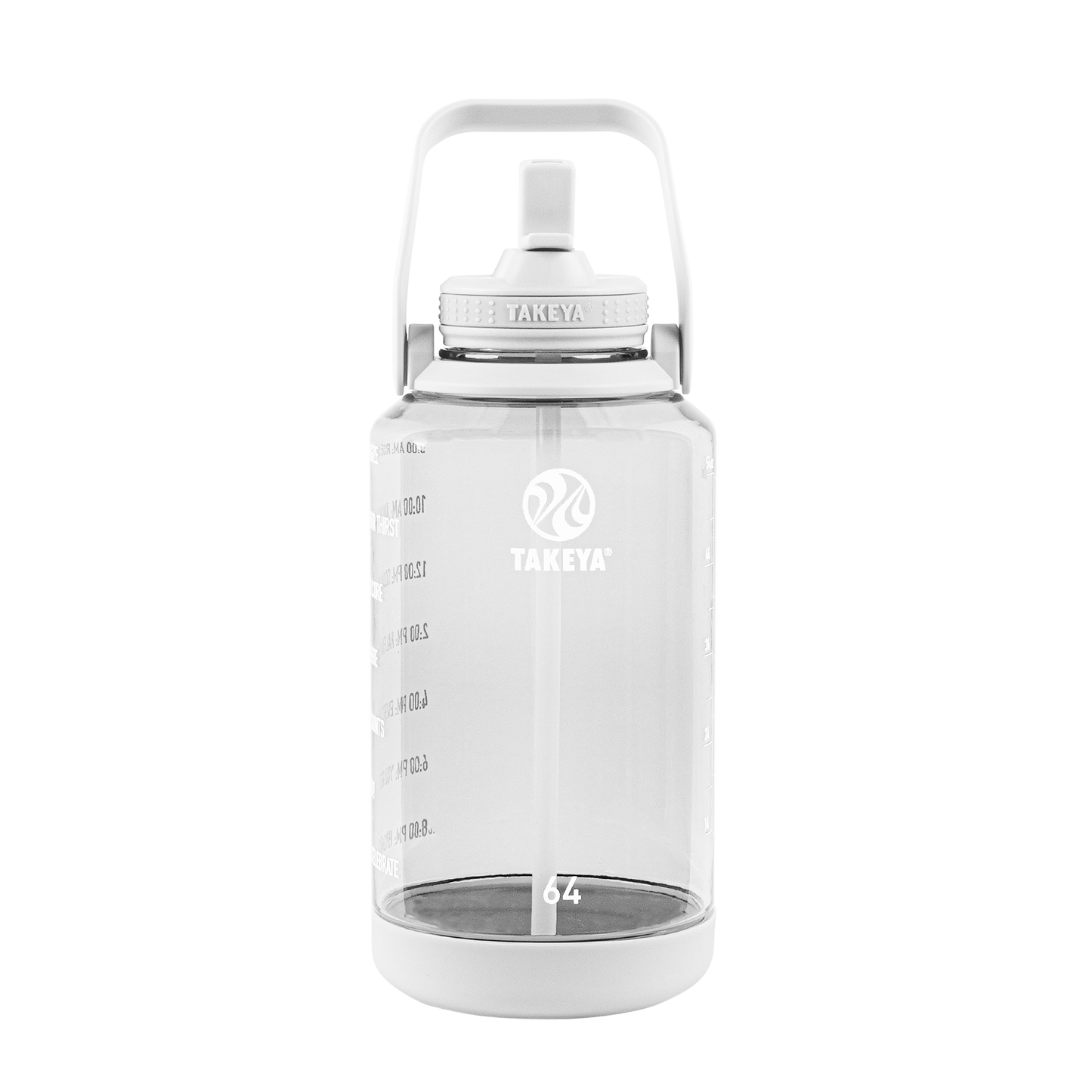 tritan-motivational-water-bottle-with-straw-lid-r0 54142-Tritan-Straw-Motivational-64-WhiteCloud-front.png