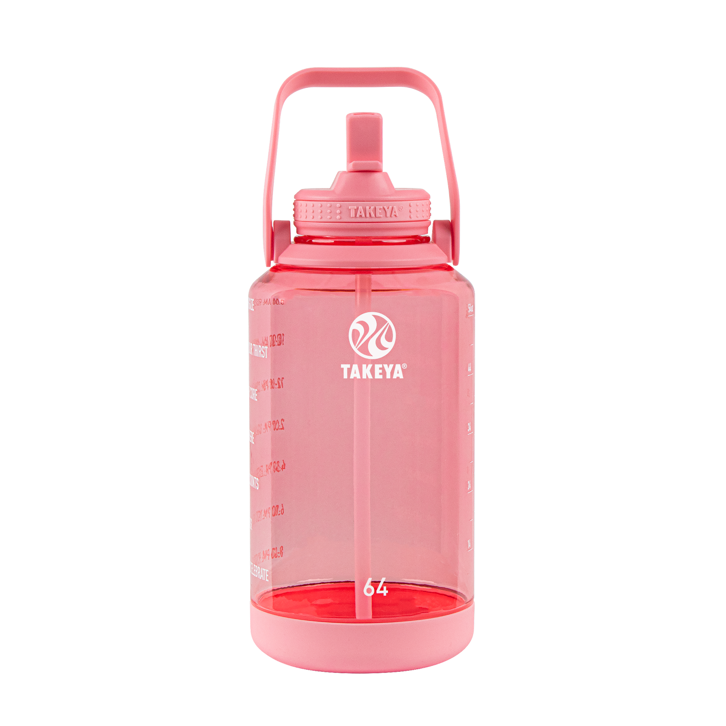 tritan-motivational-water-bottle-with-straw-lid-r0 54143-Tritan-Straw-Motivational-64-FlutterPink-front.png
