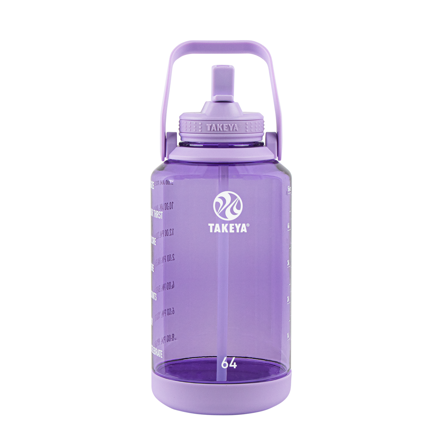 tritan-motivational-water-bottle-with-straw-lid-r0 54144-Tritan-Straw-Motivational-64-VivacityPurple-front.png