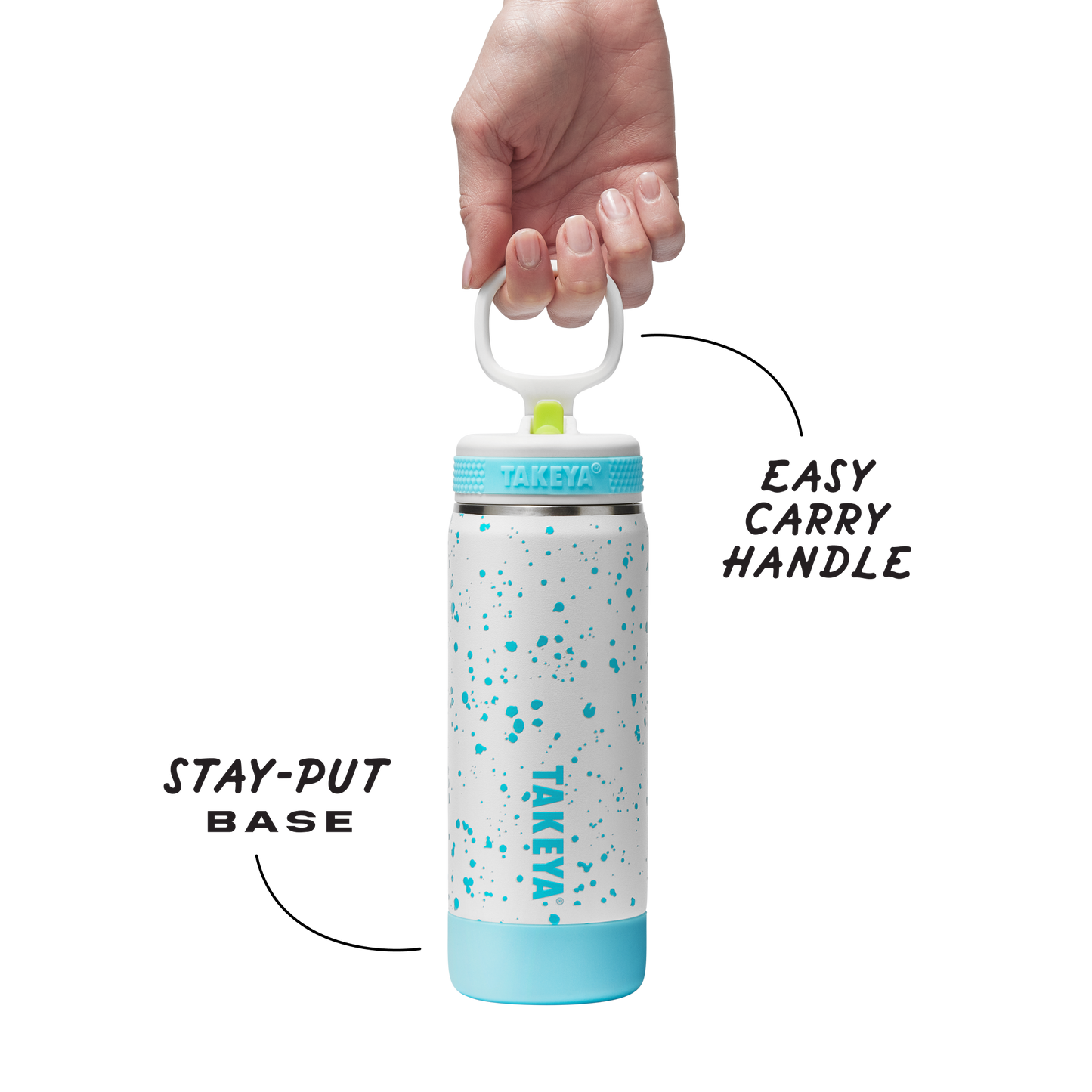 glow-in-the-dark-sport-kids-water-bottle-confetti-with-straw-lid-f1 TKS_SP25_CoreKidsGIDConfetti_StwBtl_CloudGlow_18oz_51368_v3_sRGB-Callout.png